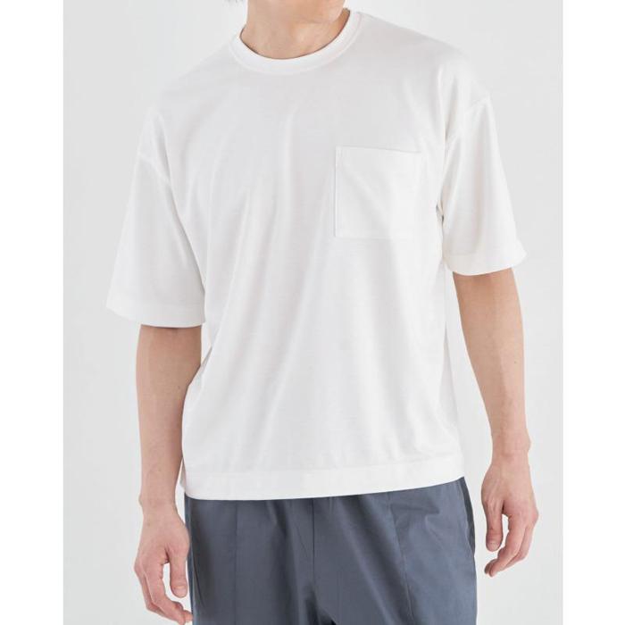 [毛玉防止・型崩れしにくいTシャツ]デラヴィスポンチ BOLD FIT 半袖|クルーネック