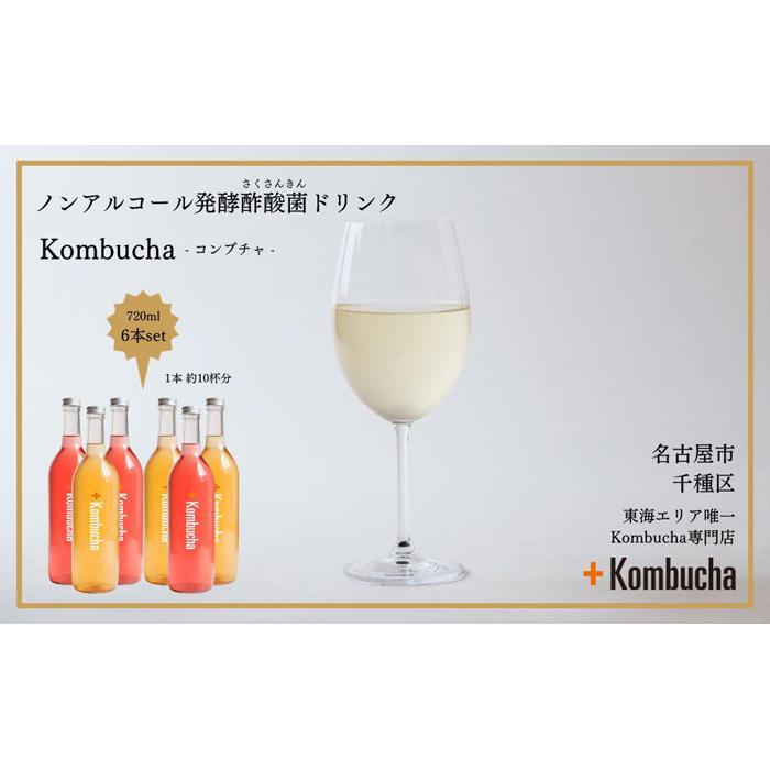 お酢飲料人気ランク21位　口コミ数「0件」評価「0」「【ふるさと納税】美味しく楽しめる！+KombuchaのKombucha6本セット」