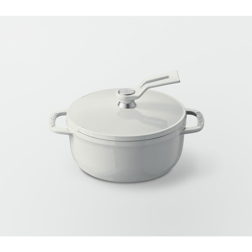 【ふるさと納税】オーブンポット2 MINI 14cm【シーソルトホワイト】(セルフスタンディングリッド)