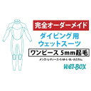 【ふるさと納税】ダイビング用ウェットスーツワンピース 5mm起毛