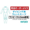 【ふるさと納税】ダイビング用ウェットスーツワンピース 6.5mm起毛