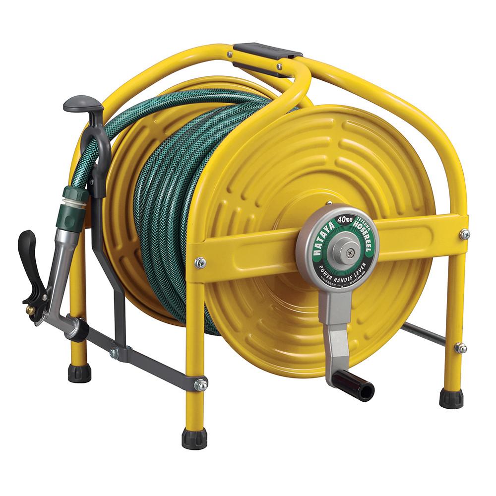 【ふるさと納税】テツノホースリール 塩ビホース41m レバーノズル付 HLA-40N