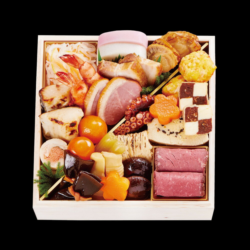 【ふるさと納税】【12/30発送】【大丸・松坂屋厳選おせち　冥利】＜八百彦本店＞和風二段／2人前