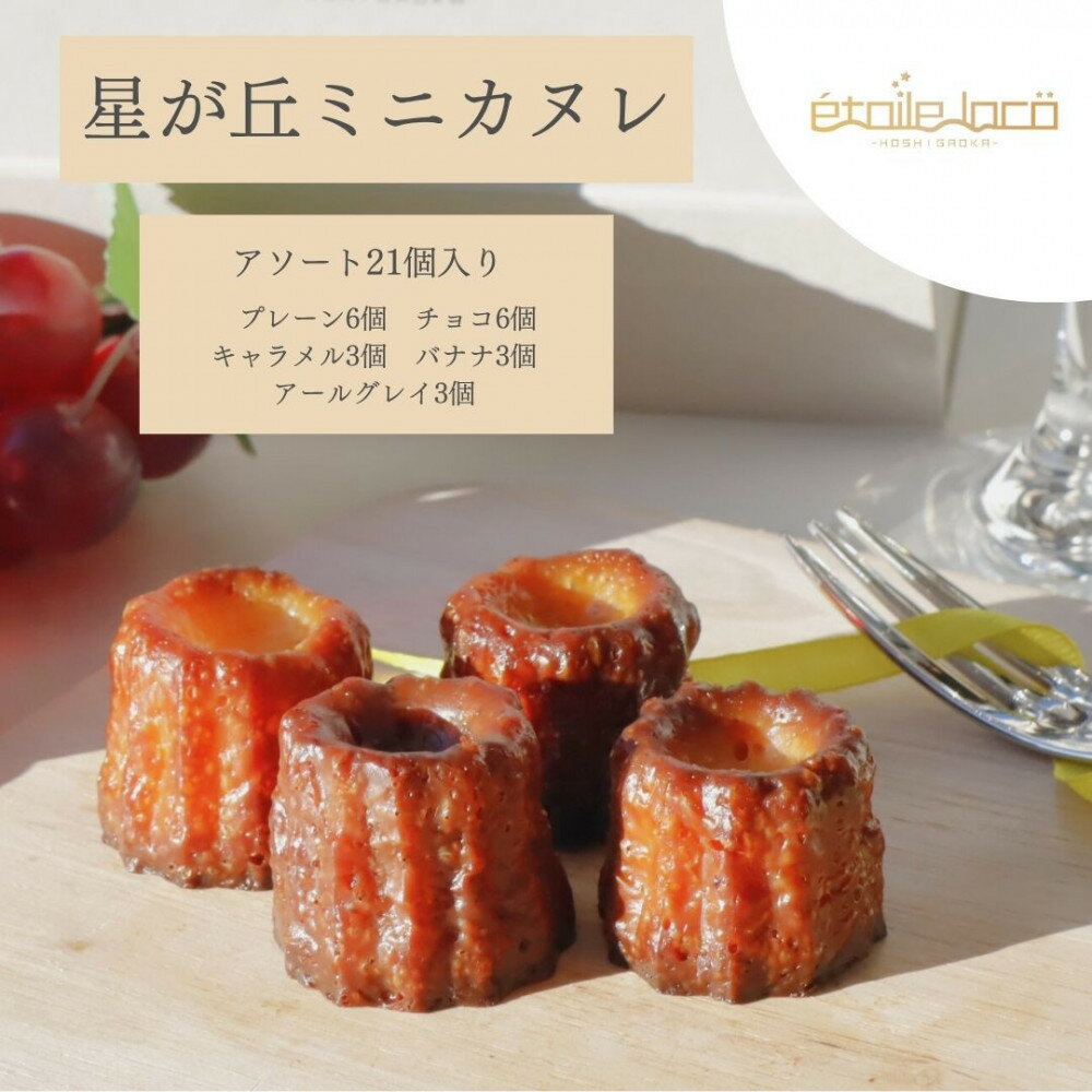 【ふるさと納税】【星が丘ミニカヌレ アソートセット21個入り 5種のフレーバー】フランスの焼き菓子 スイーツ 美味しい おすすめ 冷凍 愛知県 人気 高級