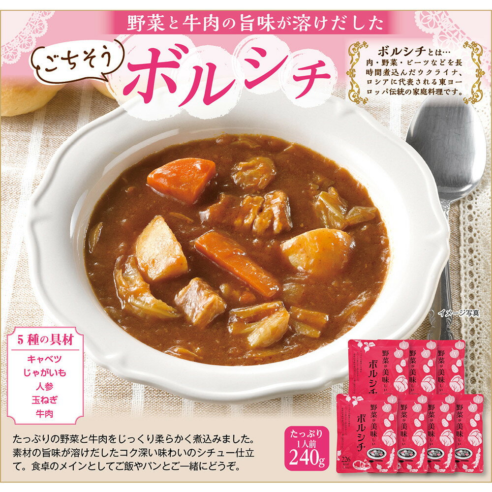 野菜が美味しいボルシチ 240g×7袋
