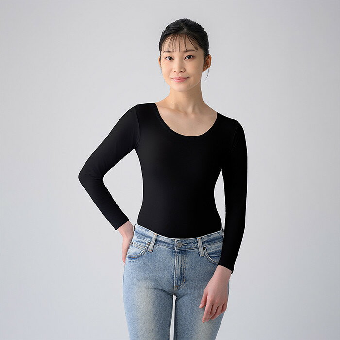 [女性用]ReDリカバリーウェア Uネックインナー長袖 疲労回復 血行促進 一般医療機器 バイタルテック