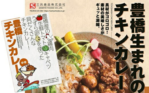 6位! 口コミ数「0件」評価「0」豊橋産の食材を詰め込んだ『豊橋チキンカレー』（10個セット）