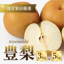 【ふるさと納税】≪先行予約≫ 一流青果店厳選!豊梨 選べる 3kg or 5kg 梨 豊水 豊水梨 幸水 幸水梨 秋月 秋月梨 新高 新高梨 なし 果物 フルーツ 果実 旬 旬の果物 おまかせ お楽しみ 厳選 愛知県 豊橋市 12000円 17000円