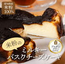 【ふるさと納税】バスクチーズケーキ グルテンフリー 米粉使用 豊橋 愛知産 無農薬米粉 北海道産チーズ 冷凍ケーキ スイーツ 洋菓子 焼き菓子 デザート おやつ...