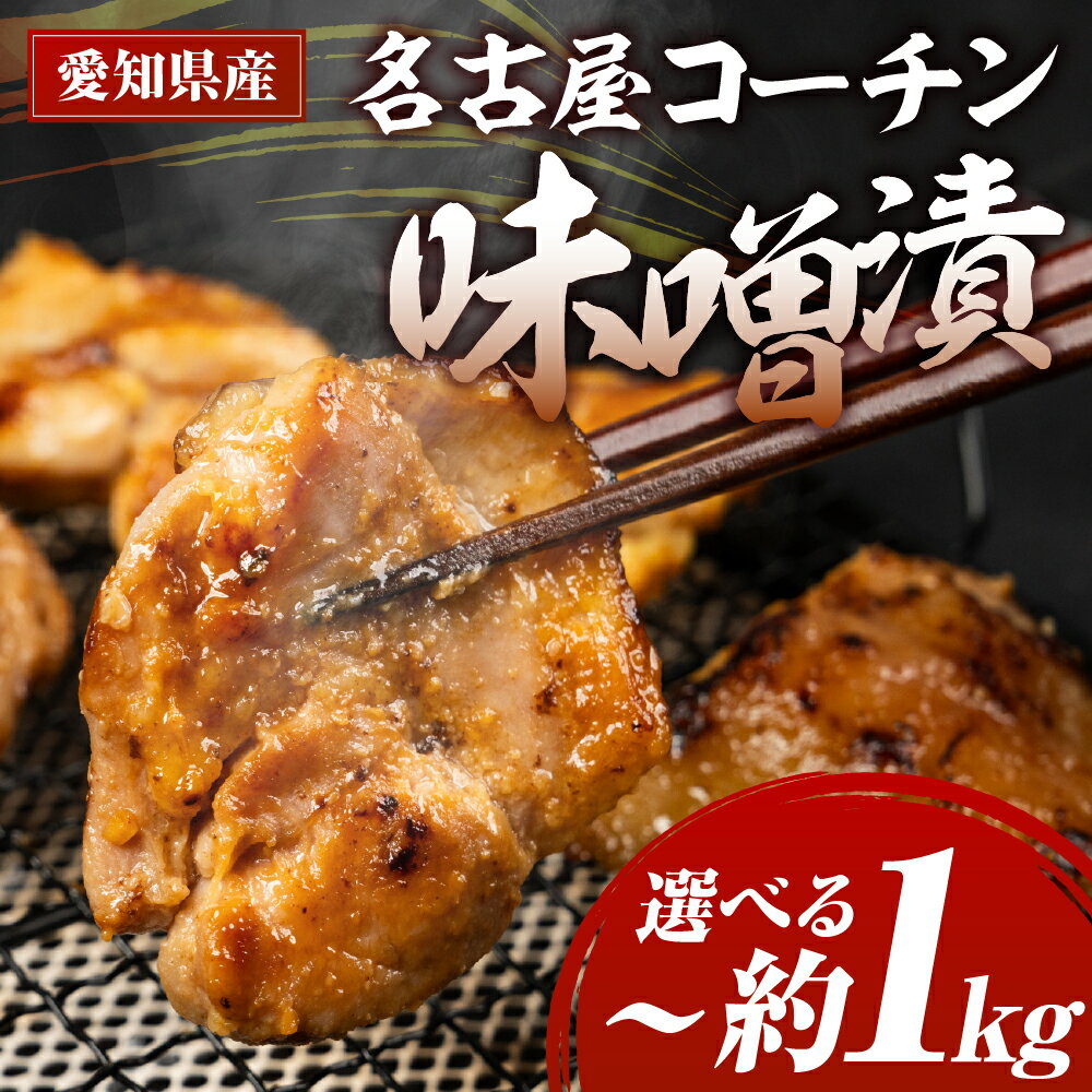 名古屋コーチン味噌漬 400g ~ 800g 味付け肉 味付き肉 味付け 味付き 国産 もも むね 鶏肉 鳥肉 約 1kg 1キロ モモ ムネ もも むね 名古屋コーチン 地鶏 ブランド地鶏 とりもも とりむね 錦爽鶏 愛知県 豊橋市 肉 お肉 冷凍 愛知県 豊橋市