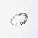 3位! 口コミ数「0件」評価「0」pearl bracelet silver men's【1344014】