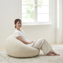 【ふるさと納税】【ハナロロ】 ビーズクッション おっきいオニオン170リットル ニットカバー付(ベージュ)【1205840】