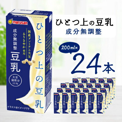 ひとつ上の豆乳 成分無調整 200ml×24本セット【1258512】