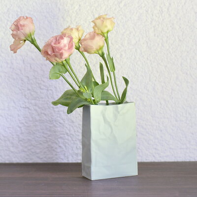 【せともの 花瓶】ニュークリンクルスーパーバッグ 花器 2点セット 小松誠デザイン【1225794】