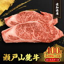 牛肉(リブロース)人気ランク19位　口コミ数「4件」評価「5」「【ふるさと納税】瀬戸山麓牛ロースステーキ2枚(1枚約200g×2枚)【配送不可地域：離島】【1253745】」