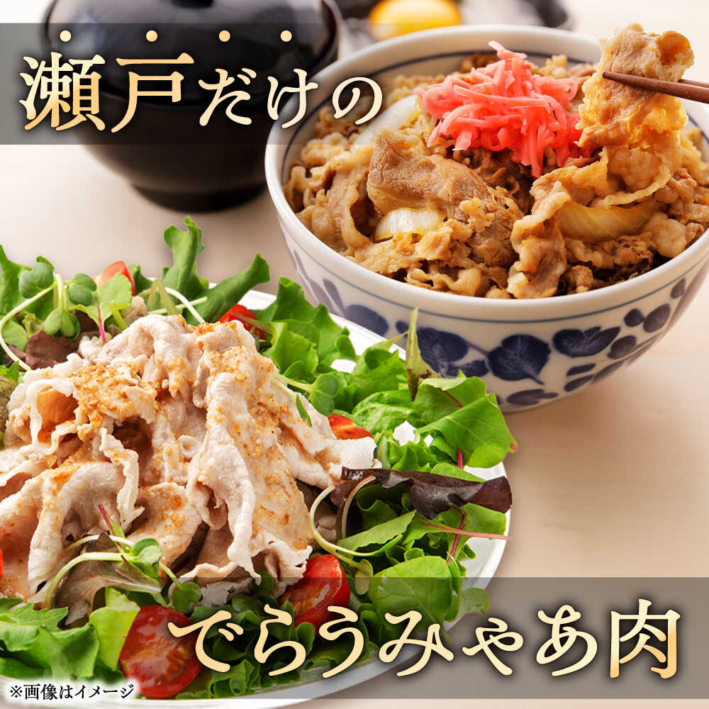 【ふるさと納税】【全12回定期便】牛肉 豚肉 切り落としセット 計1.8kg（牛切落し600g、豚切落し1.2kg）/ 牛肉 豚肉 小分け 冷凍 / 瀬戸市 / 関屋精肉店[BBBQ060] f232041-seto-10001253 愛知県瀬戸市 サンプル画像2