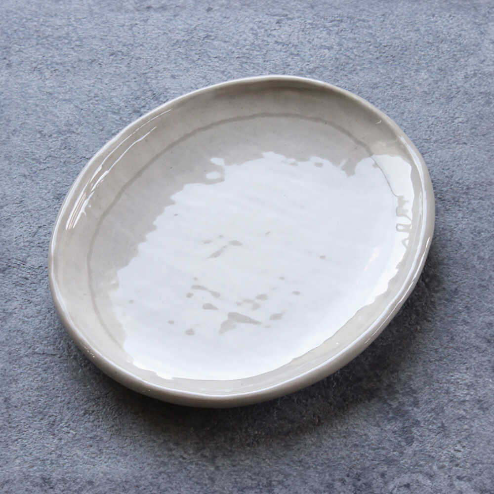 【ふるさと納税】【瀬戸焼】 「舞陶館」　粉引 ケーキ皿5枚セット【松本陶器株式会社】/ 皿 食器 / 瀬戸市[BBDX003] f232041-seto-10001081 愛知県瀬戸市 サンプル画像3