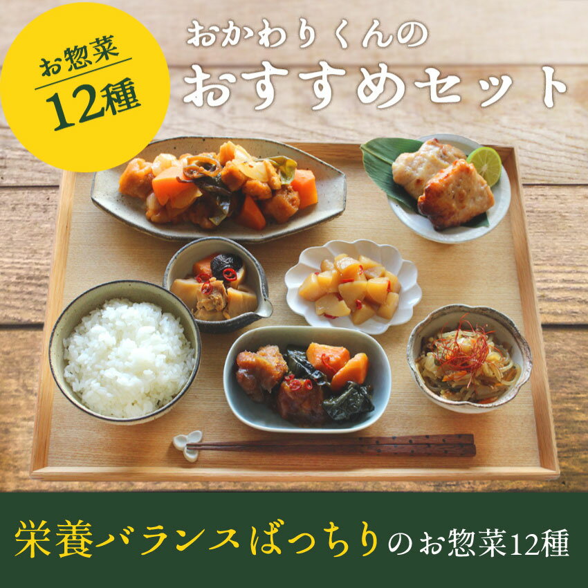 【ふるさと納税】お惣菜おかわりの無添加のお惣菜セット/12種類各1個合計12個のセット