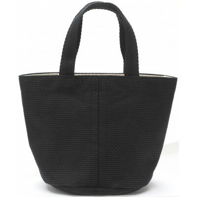 三河木綿刺子織 sasicco コールバッグ 黒