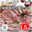 30位! 口コミ数「0件」評価「0」「とよかわみー豚」5種のバラエティセット(4～5人前)【配送不可地域：離島・北海道・沖縄県】【1261242】