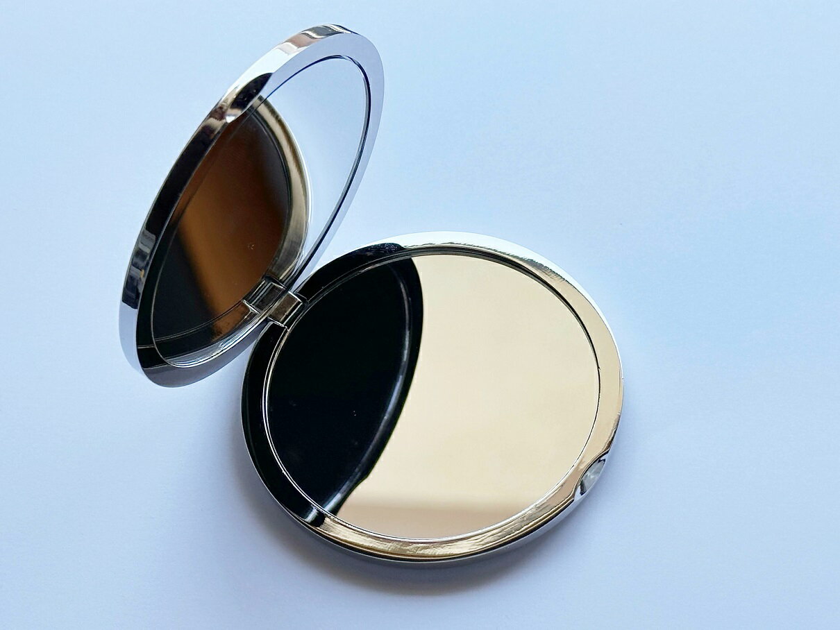 【ふるさと納税】七宝焼のコンパクトミラー【有線 藤の花】