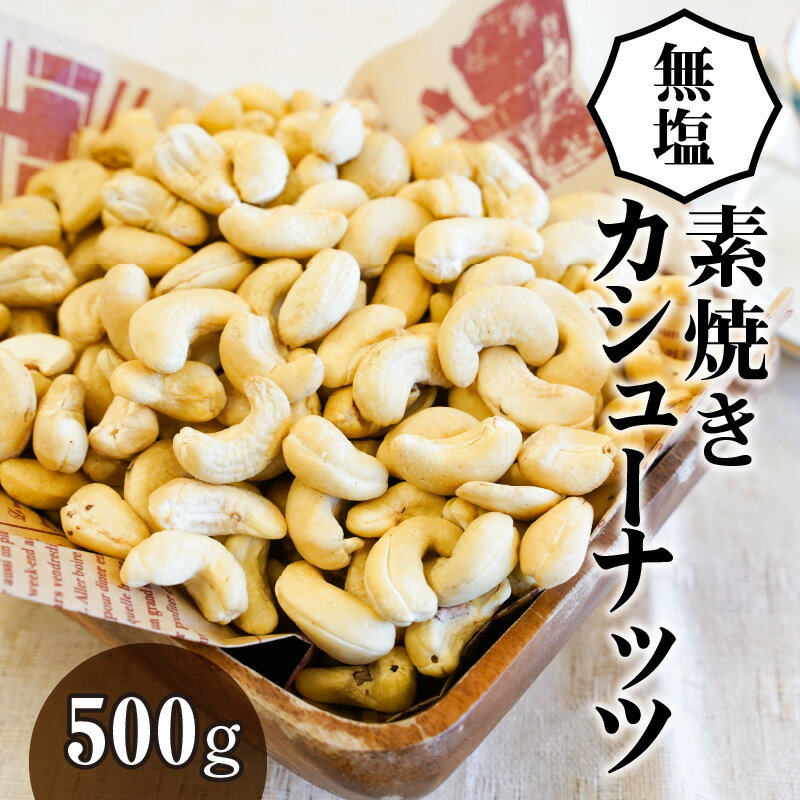 【ふるさと納税】美味しさに こだわった カシューナッツ 500g シュクレナッツ sucre nuts 無塩 素焼き ナッツ 無添加 直火式 ロースト ローストナッツ チャック付き 保存 便利 使い勝手 おやつ 朝食 オレイン酸 疲労回復 整腸作用 貧血予防 お取り寄せ 送料無料