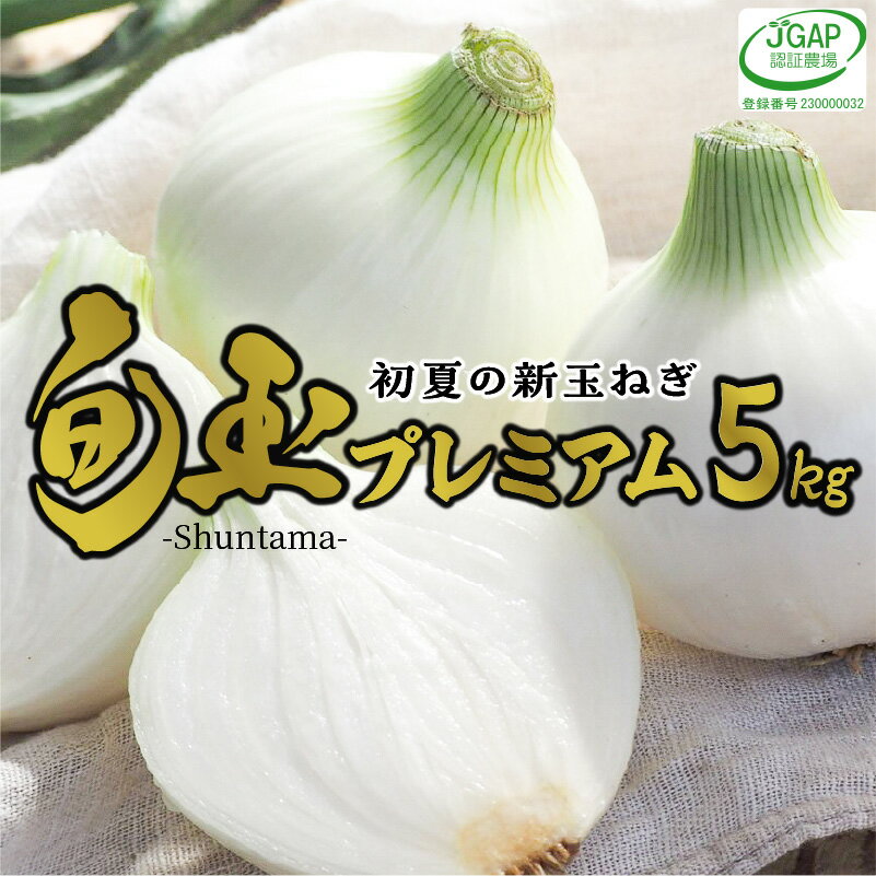 [先行予約] 期間限定 とにかく甘い 新玉ねぎ 旬玉 5kg 5月発送 初夏の新玉ねぎ 旬玉プレミアム 神重農産 ブランド玉ねぎ 玉ねぎ 国産 生がおいしい ミネラル オニオンスライス 玉ねぎステーキ オニオンスープ お取り寄せ 野菜 愛知県 碧南市 送料無料