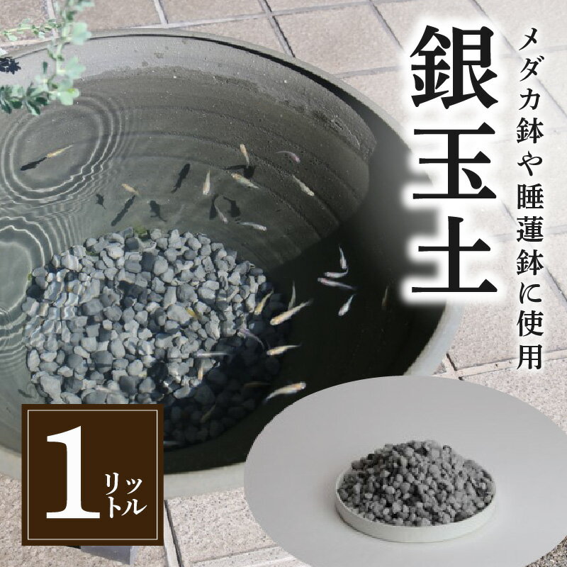 13位! 口コミ数「0件」評価「0」銀玉土 1リットル 多孔質ろ材 多孔質土 いぶし焼き 銀色 いぶし 焼玉土 睡蓮鉢 メダカ鉢用 繰り返し 使用 可能 アクアリウム ペット ･･･ 