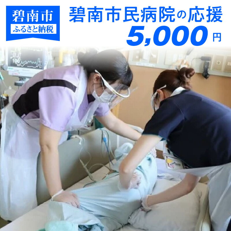 【ふるさと納税】碧南市民病院の応援（返礼品なし）5,000円〜地域医療を支える医療従事者にエールを〜 H028-036