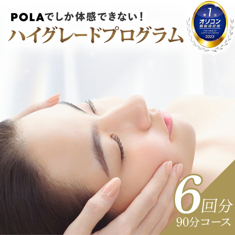 エステ POLA 6回分 美容 エステコース 90分 ヘッド デコルテ フェイシャル ハイグレードプログラム 充実感 個室 完全予約制 リクライニングチェア ご夫婦 カップル ギフト POLAエスティあいびぃ チケット 送料無料 愛知県 碧南市