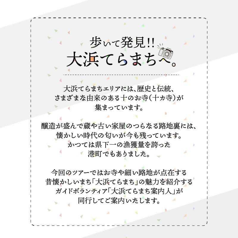 【ふるさと納税】日帰り ガイドツアー チケット 2名 プラン 醸造文化 歴史 大浜てらまち 散策 地元 みりん 贅沢 うな丼 ランチ 体験 ツアー 旅行券 食事券 愛知県 うなぎ 蒲焼 寺院 歴史 愛知県 碧南市 お取り寄せ 送料無料