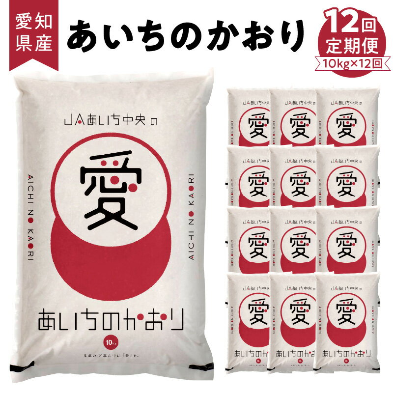 【ふるさと納税】米 定期便 愛知県産 あいちのかおり 10k