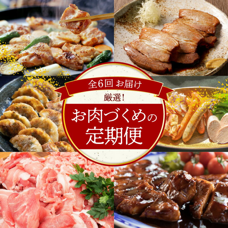 10位! 口コミ数「0件」評価「0」定期便 全6回 厳選 肉 づくめ 6ヶ月 名古屋コーチン 照り焼き 生姜焼き 煮豚 ぎょうざ 三河豚ハム ソーセージ 黒毛和牛 豚肉 とんて･･･ 