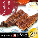 【ふるさと納税】継足しタレ備長炭で一気に焼き、真空しないに行き着いた、国産鰻長焼き2本 | 鰻 魚介類 水産 食品 人気 おすすめ 送料無料