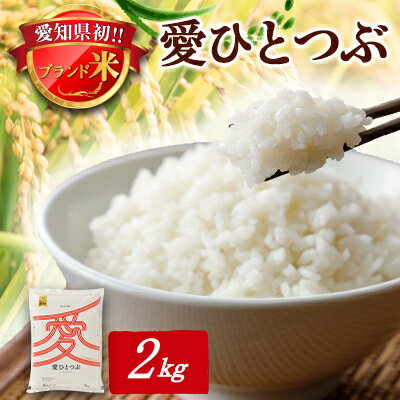 令和5年産 愛知県産 ブランド米 愛ひとつぶ 2kg パールライス 安城工場精米