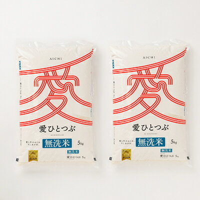 【ふるさと納税】令和5年産愛知県産 ブランド米 無洗米愛ひとつぶ 5kg×2袋計10kg　パールライス 安城工場精米【1469578】