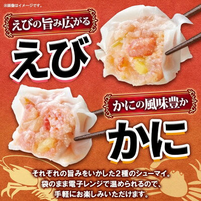 【ふるさと納税】【毎月定期便】ニッスイ シューマイ 2種 各2パック セット えびシューマイ かにシューマイ全2回【配送不可地域：離島】【4076982】