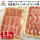【ふるさと納税】豚肉 ポーク スライス 『吉良里クイーンポーク』ロースしゃぶしゃぶ用 550g×2個 A051-15/豚肉 ロース 国産 日本産 食品 豚ロース...