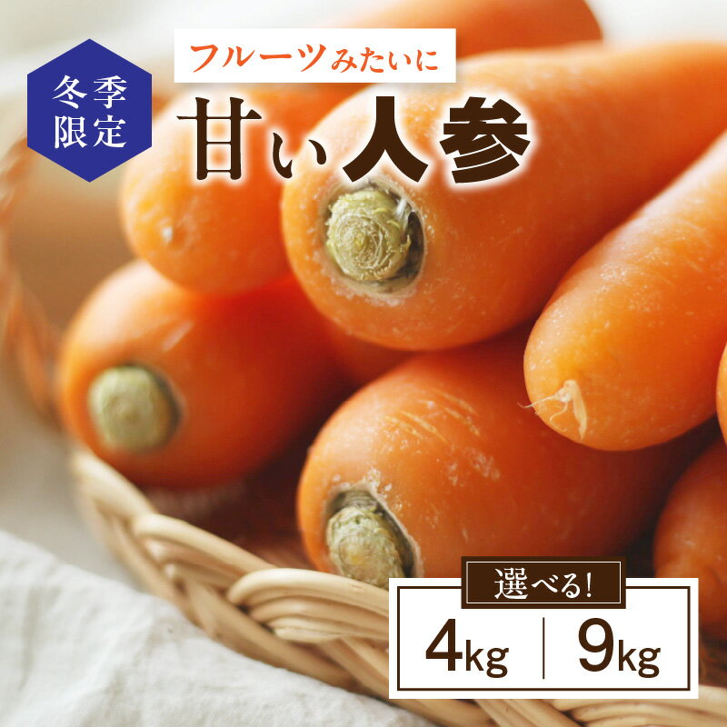 [容量が選べる][冬季限定]フルーツみたいに甘い人参 4kg〜9kg ・S069-SKU 野菜 農産物 農作物 根野菜 人参 キャロット 甘い 料理 アレンジ スティック野菜 サラダ ラペ キャロットラペ 野菜ジュース 天ぷら かき揚げ 鍋 煮物 愛知県 西尾市 送料無料