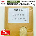 【ふるさと納税】【令和7年産】西尾産翔米(こしひかり)【5kg】K213-18 / 5キロ 国産米 国内産 日本産 愛知県産 無洗米 白米