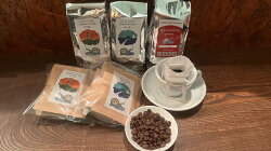 【ふるさと納税】G0417　喫茶スロース スペシャルティコーヒー豆180g×3種・ドリップバッグ2種6個セット 画像1