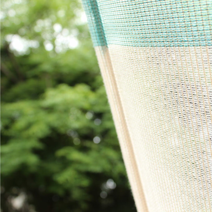 【ふるさと納税】G0299 イチオリシェード 日よけ サンシェード マリンブルー 巾140cm おしゃれ 遮光 アウトドア シェード　日本製　 屋外用 巾140×丈200cm マンション　ベランダ　窓 目隠し オーニングに　 おしゃれ 愛知県 蒲郡市