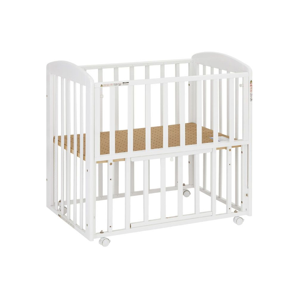 【ふるさと納税】カトージ ミニベビーベッド（プチホワイト）｜カトージ KATOJI ブランド 子育て お昼寝 子ども 子供 おしゃれ 赤ちゃん ベビー ベビー用品 ベビーベッド ミニベッド ハイタイプ 家具 かわいい ホワイト ベッド ミニサイズ コンパクト ミニ