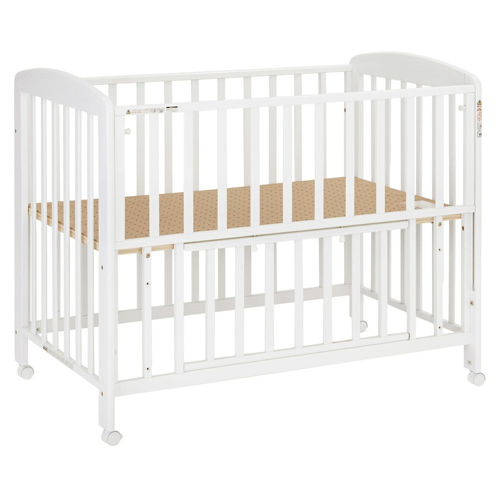 【ふるさと納税】カトージ ハイタイプベビーベッド （プチホワイト）｜カトージ KATOJI ブランド 子育て お昼寝 子ども 子供 おしゃれ 赤ちゃん ベビー ベビー用品 ベビーベッド ベッド ハイタイプ 家具 かわいい ホワイト レギュラー パパ ママ