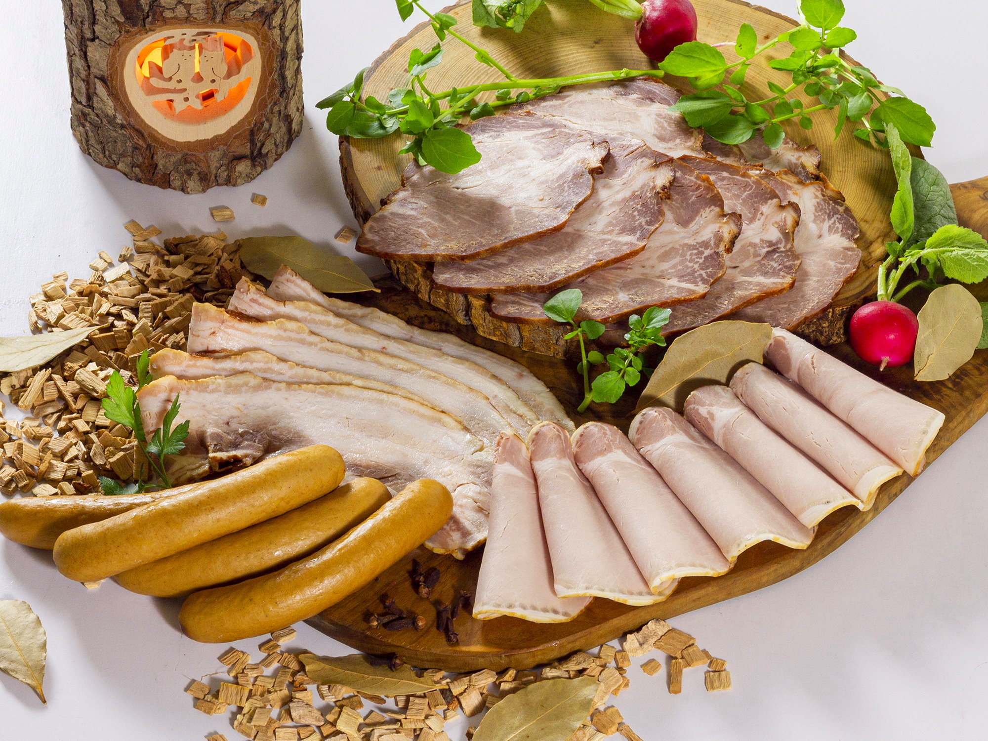 【ふるさと納税】サイトウハム 森の小径四重奏 （冷凍）｜ 4種類 詰め合わせ 無添加 ハム ロースハム ベーコン ソーセージ 焼豚 豚肉 添加物不使用 ポーク お歳暮 サイトウハム SAITOHAM 国際コンテスト受賞 お取り寄せ グルメ 愛知 愛知県