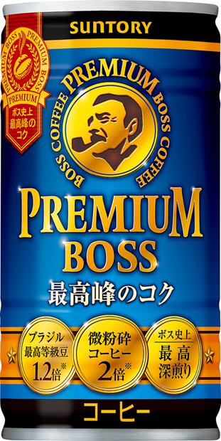 12-38_サントリー プレミアムボス 1ケース(185g缶×30本入)|缶コーヒー コーヒー 珈琲 ブレンド BOSS