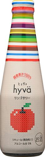 【ふるさと納税】20-11_hyva ヒュヴァ リンゴサワー200ml×24本セット ｜ サワー リキュール 微炭酸 詰め合わせ　お酒 アルコール りんご リンゴ アップル 果汁 果汁入り お食事 女子会 hyva