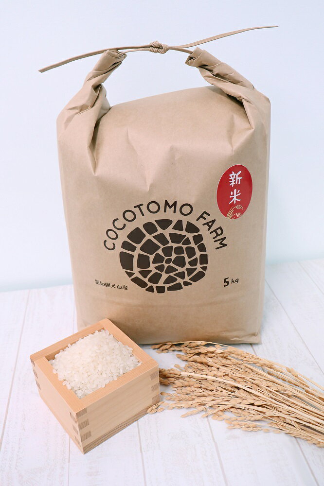 [お米農家のお米]つきたてのお米をお届け*ココトモファームで育てたお米|米 5kg 5キロ 10kg 10キロ お米 犬山 愛知産 愛知県産 あいちの米 愛知県の特産品 特産品 あいちのこころ 品種 ココトモファーム つきたて 精米 農家 産地直送