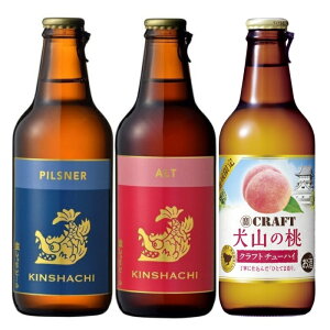 【ふるさと納税】22-9_クラフトビール×クラフトチューハイ（犬山の桃） 24本セット ｜ ビール 金しゃちビール チューハイ クラフトチューハイ 宝酒造 桃 ピーチ 果汁 桃果汁 果汁入り 3種類 飲み比べ 詰め合わせ お酒 アルコール お食事 地域限定 おみやげ お土産 24本