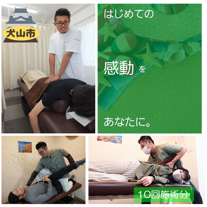【ふるさと納税】170-1_ヤシの木接骨院の痛み解消姿勢改善整体　10回分 ｜ ヤシの木接骨院 肩こり 腰痛 猫背 骨盤 ストレッチ 電気療法 体験 リフレッシュ リラックス 美姿勢 ストレス解消 もみほぐし パーソナルストレッチ 整体 施術チケット